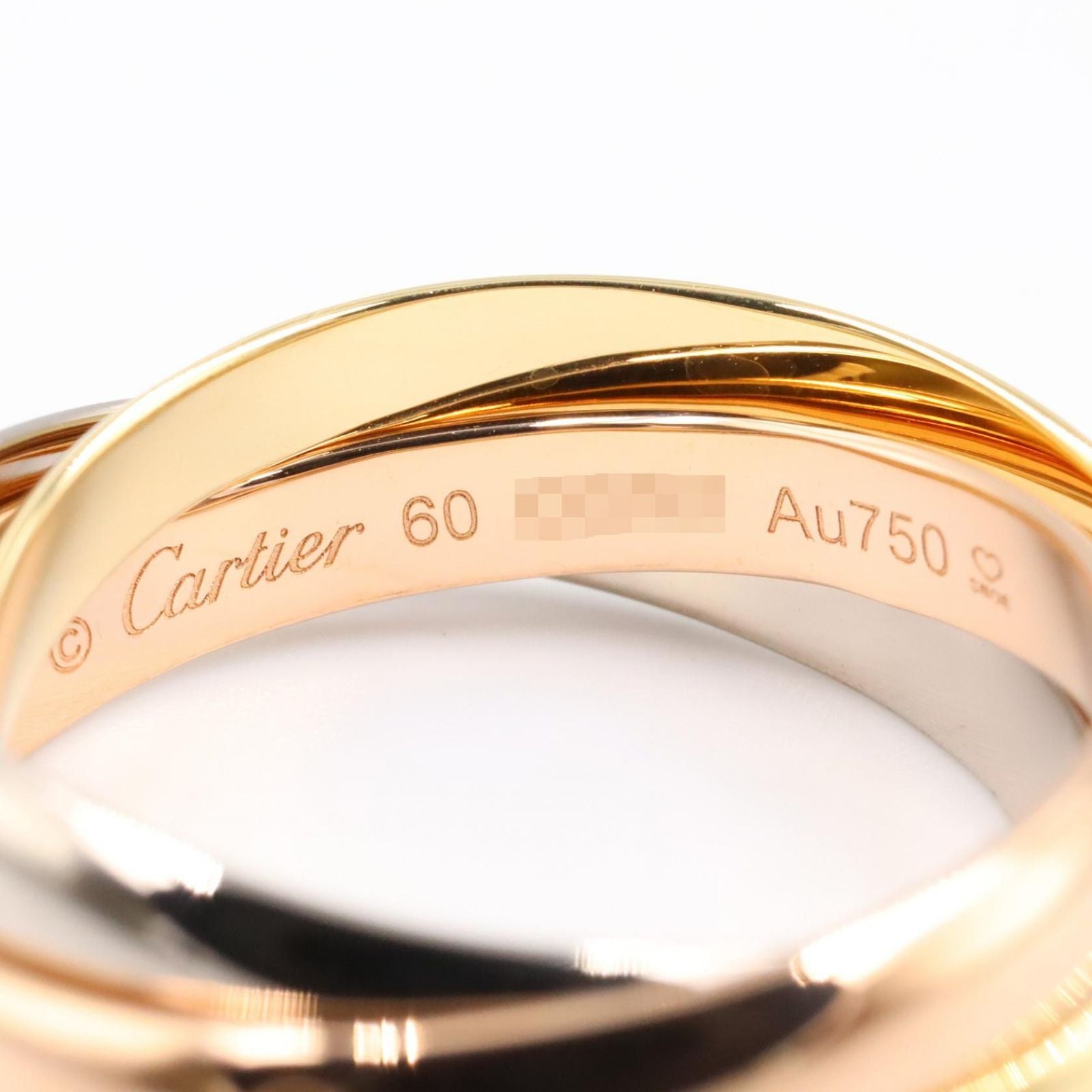 Cartier Ring K18 K18Wg Used A