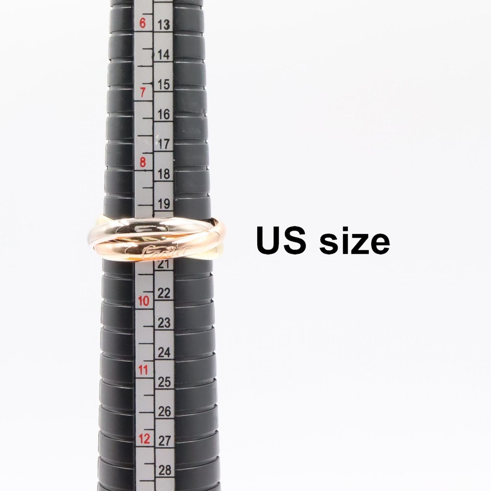 Cartier Ring K18 K18Wg Used A