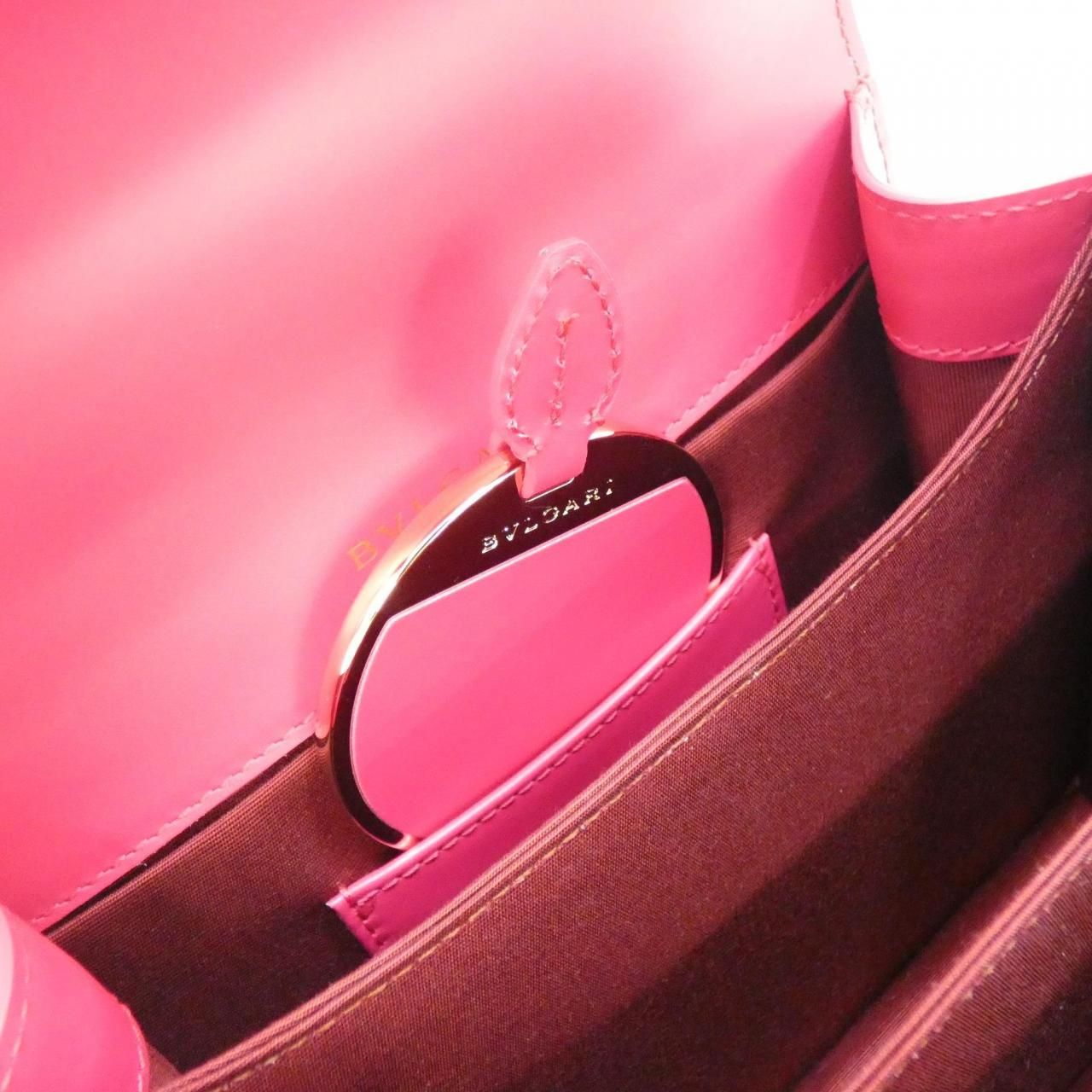 Bvlgari Handbag Serpenti Forever Pink( Gold(