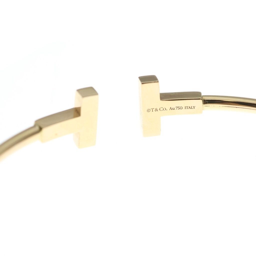 Tiffany Bangle Wristband Co. T Au750Pg
