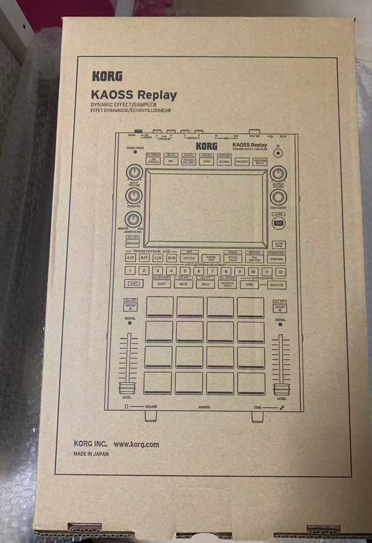 Expansion Pad Sampler Effector Korg Kaoss Replay Dj