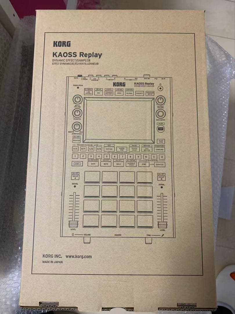 Expansion Pad Sampler Effector Korg Kaoss Replay Dj