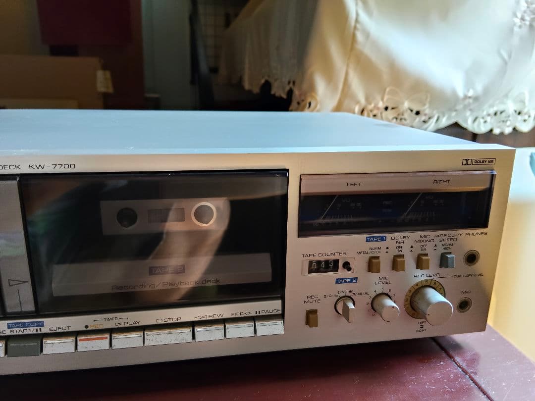 Cd, Md Cassette Decks Yamaha Kw-7700