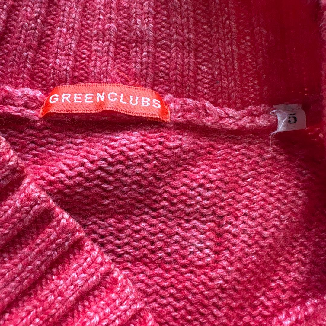 Green Clubs Knit Sweater Greenclubs Peanuts 5