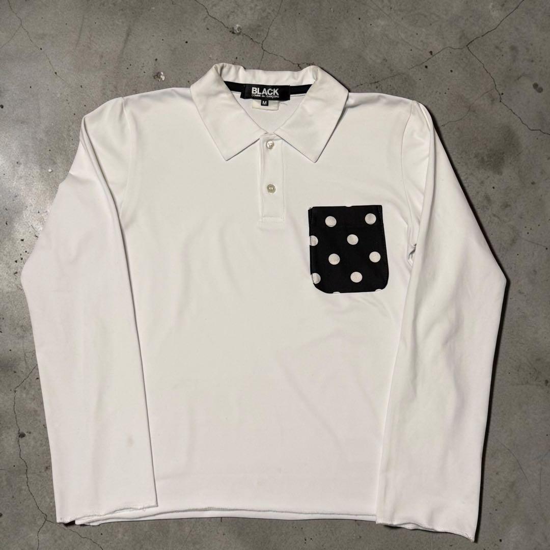 Black Comme Des Garcons Long Sleeve Dot