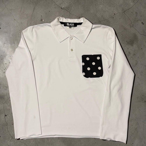 Black Comme Des Garcons Long Sleeve Dot