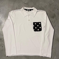 Black Comme Des Garcons Long Sleeve Dot