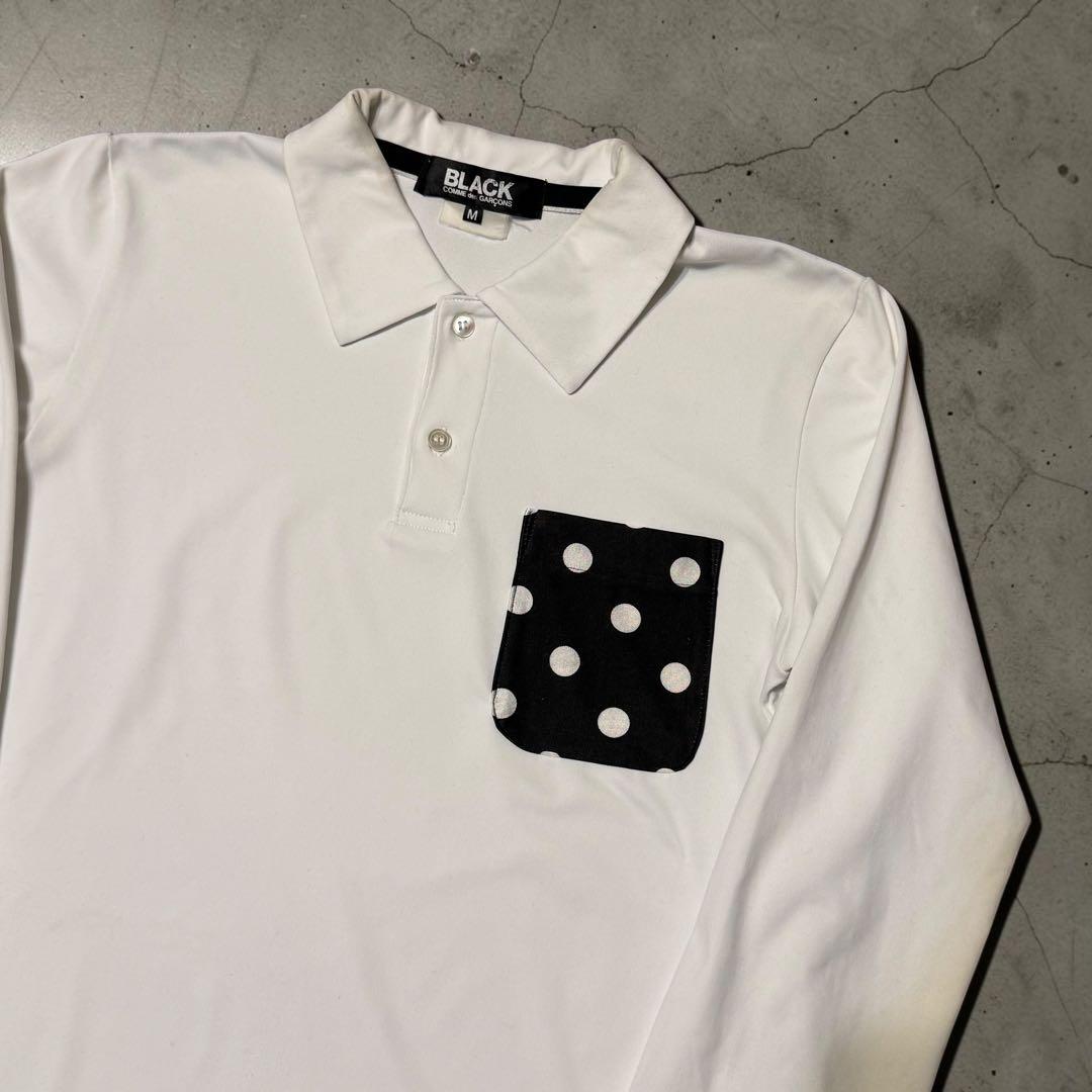 Black Comme Des Garcons Long Sleeve Dot