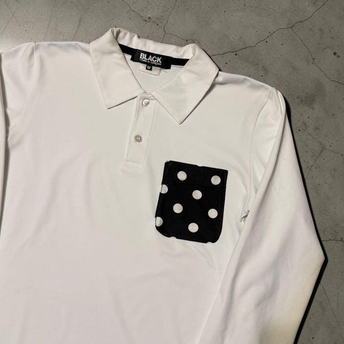 Black Comme Des Garcons Long Sleeve Dot