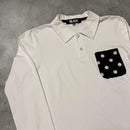 Black Comme Des Garcons Long Sleeve Dot