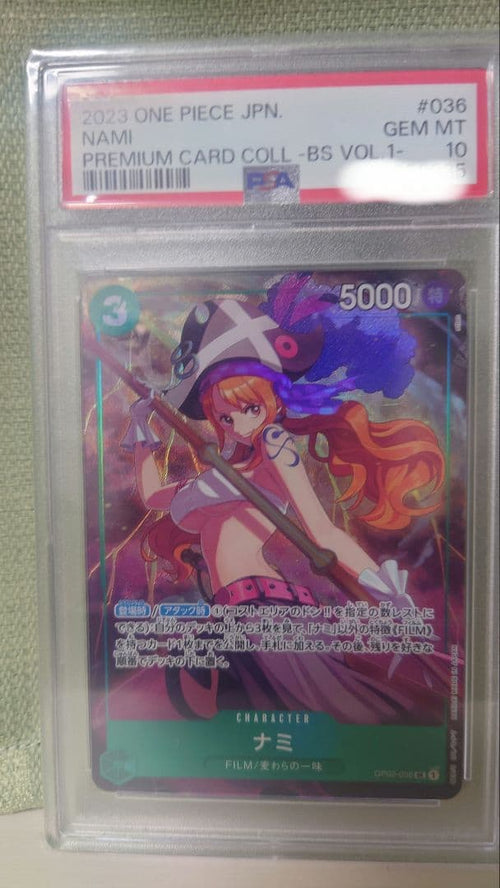 One Piece Card Game Psa10 Op02-036 Sr