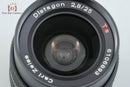Contax Lens (Single Focus) Carl Zeiss Distagon F/2.8 T* Aeg