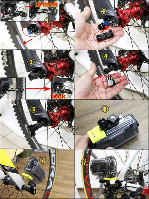 Others Rec-Mounts Release Skewers Mount For Hdr-X1000V/Hdr-As200V/Hdr-Az1