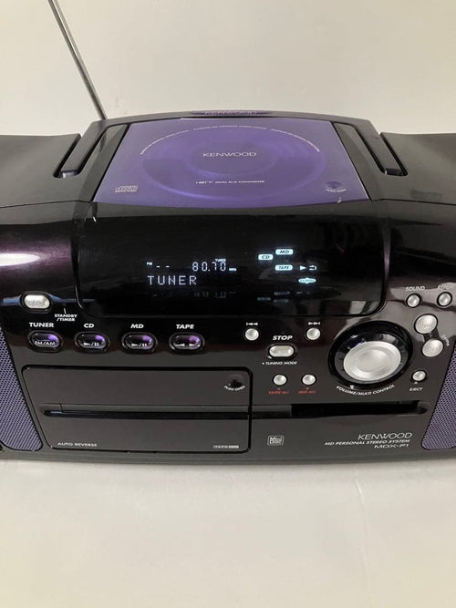Kenwood Cd Md Cassette Deck Rampage Mdx-F1