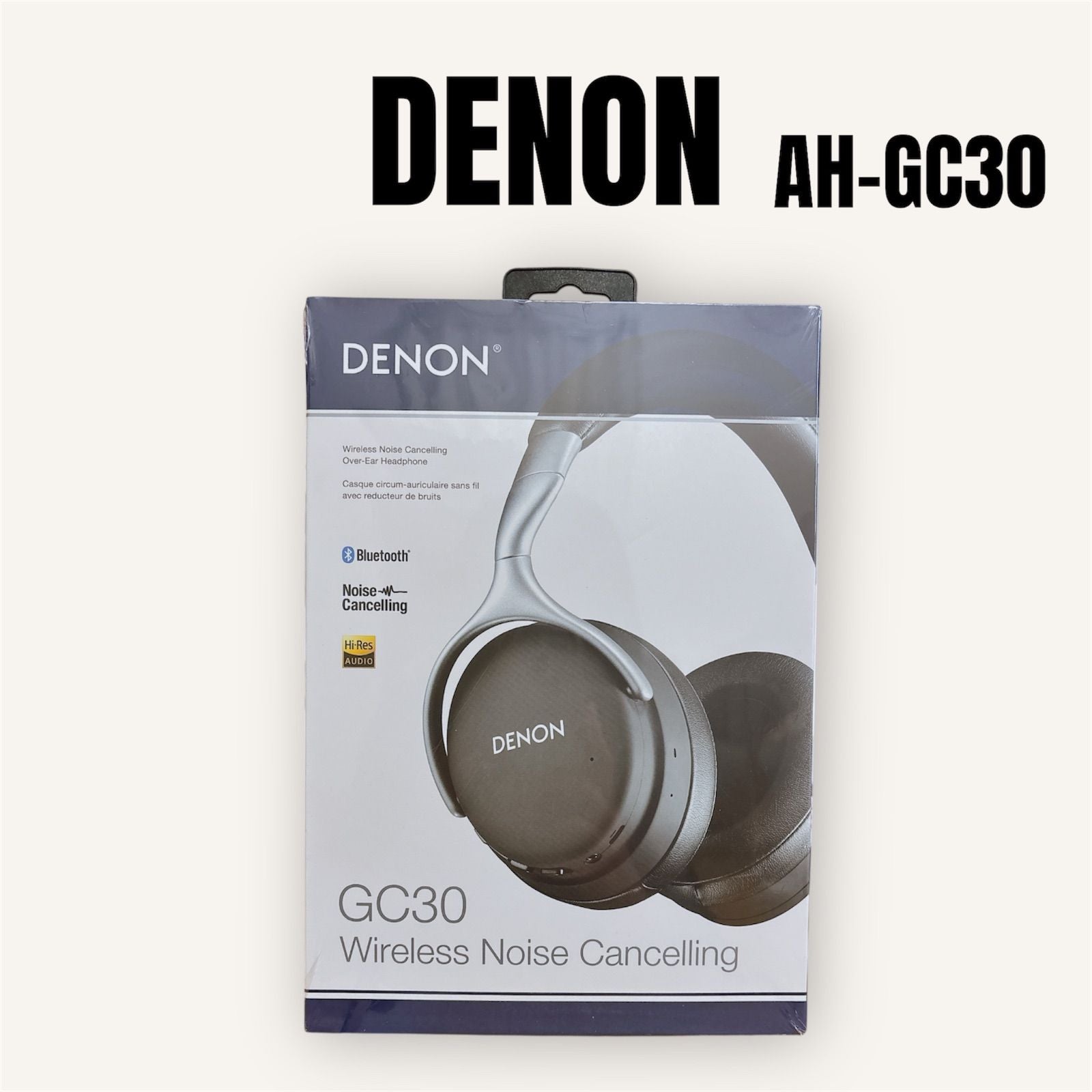 Denon Wireless Headphones Ah-Gc30 Aptx Hd Ah-Gc30Bkem