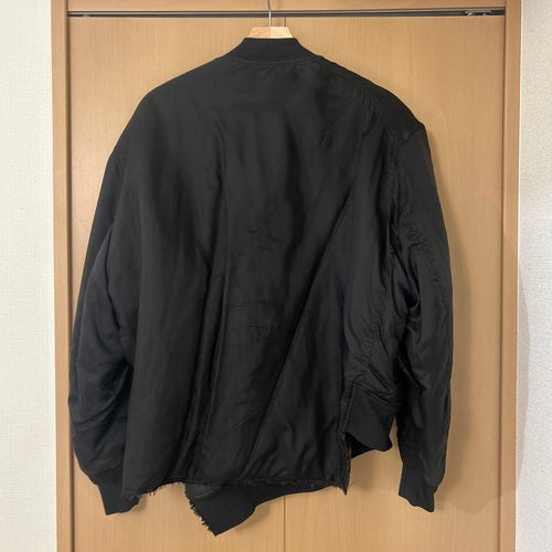 Black Comme Des Garcons Ma-1 Flight Jackets