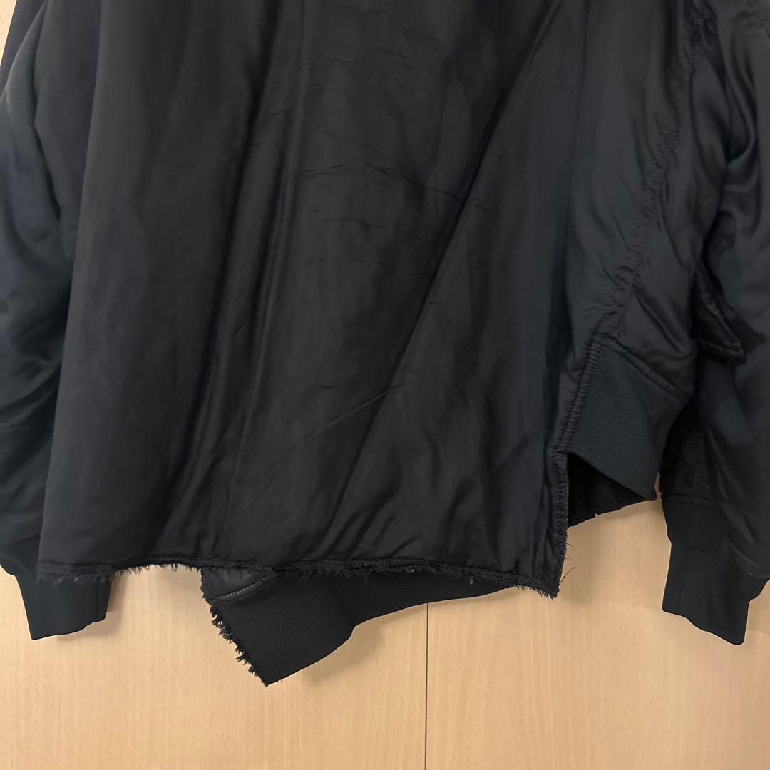 Black Comme Des Garcons Ma-1 Flight Jackets