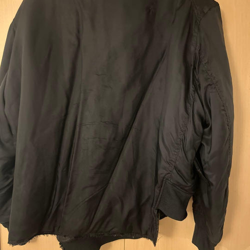 Black Comme Des Garcons Ma-1 Flight Jackets