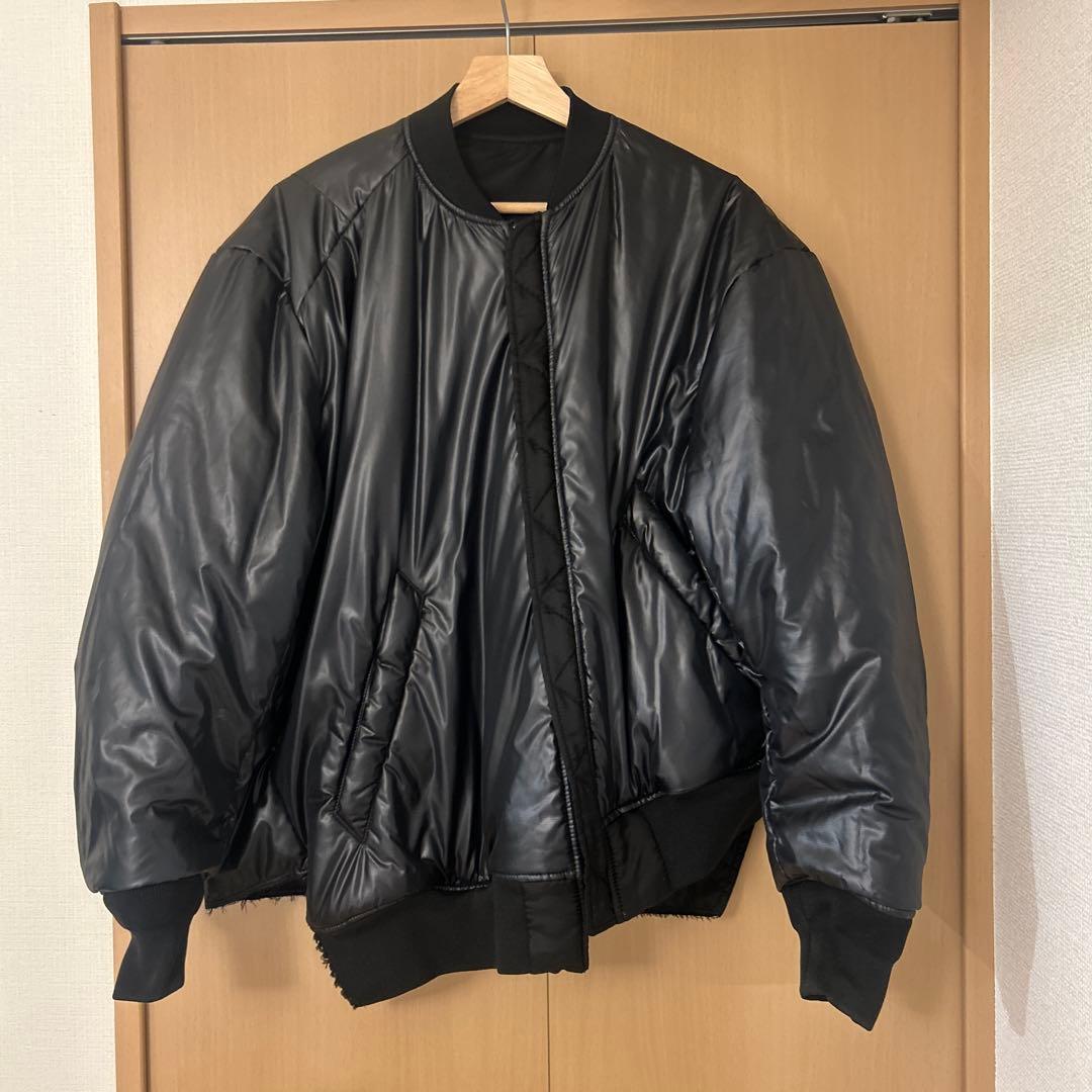 Black Comme Des Garcons Ma-1 Flight Jackets