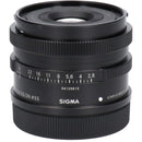 Sigma Lens (Single Focus)