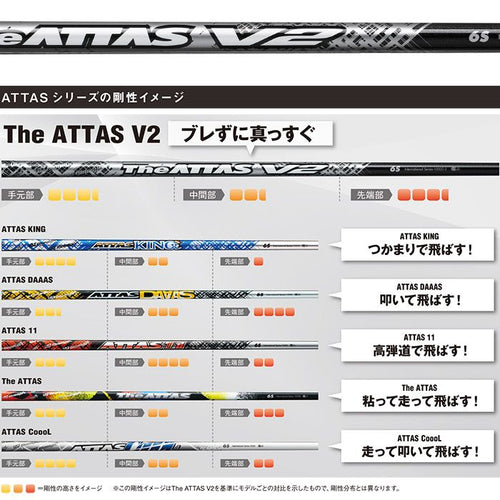 Graphite Design Shaft Ust The Attas V2 Ustmamiya