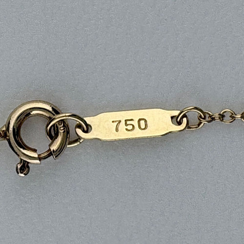 Tiffany Necklace Tiffany&Co. Yg 750