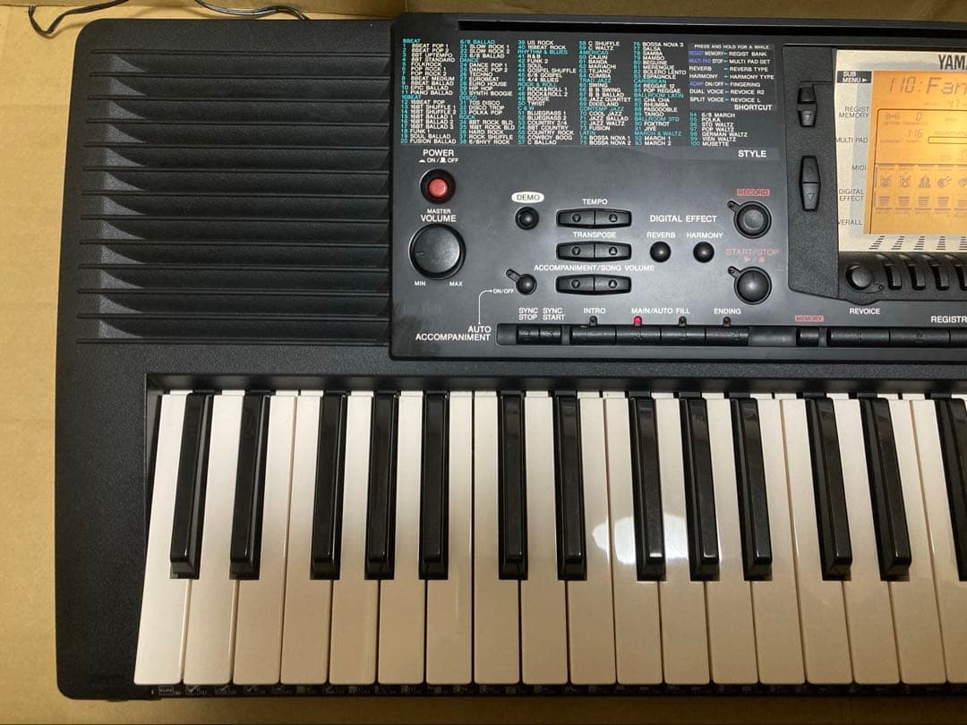 Yamaha Keyboards Digital Pianos Psr-330 0808