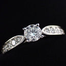 Tiffany Ring Co. 0.20Ct I Vs1 3Ex 4.5 5009