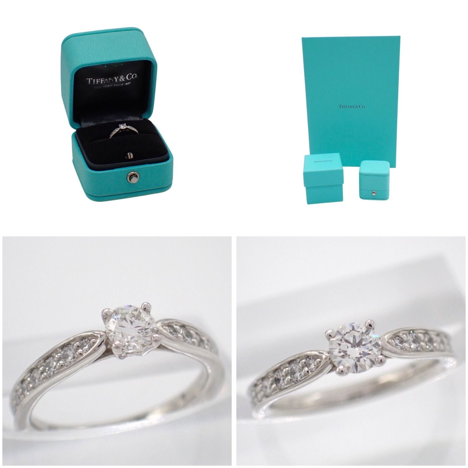 Tiffany Ring Co. 0.20Ct I Vs1 3Ex 4.5 5009