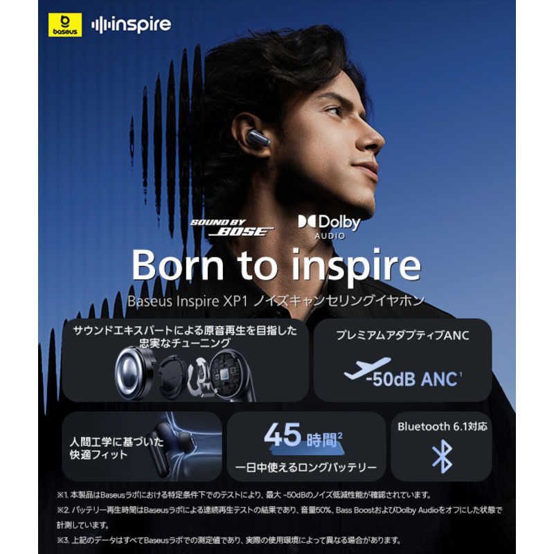 Écouteur sans fil Baseus Inspire Xp1 Bluetooth Xp1K