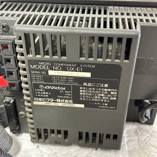 Victor Cd, Md Cassette Decks Micro Component System Ux-E1