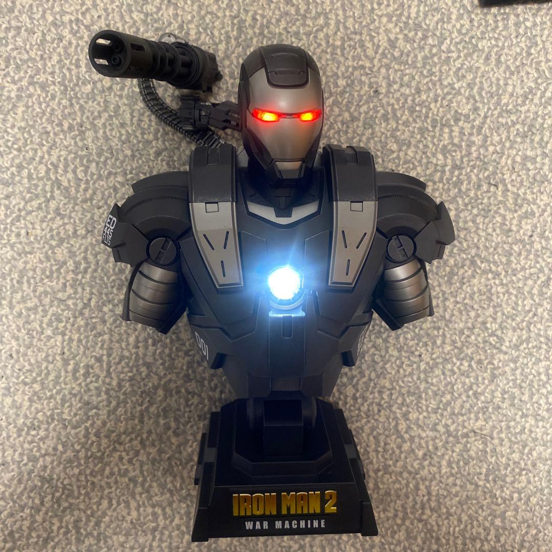 American Comics Hot Toys Iron Man 2 War Machine Bust