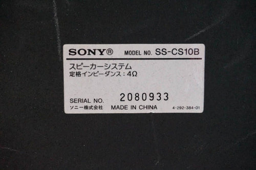 Mini -Component Sony Cmt-S10 Cd