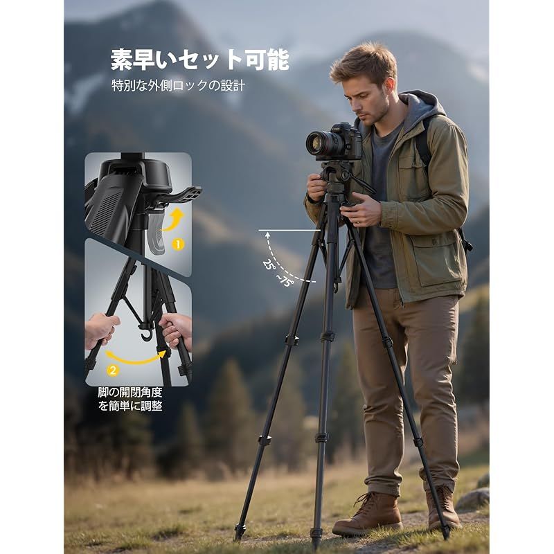 Surveillance Camera 8Kg Lamicall 360 Tripod 0