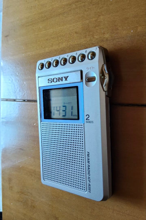 Sony Radio And Boombox Icf-R351 Fm/Am Pll