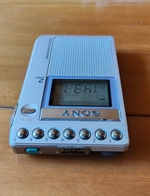 Sony Radio And Boombox Icf-R351 Fm/Am Pll
