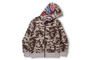 A Bathing Ape Hoodies Xxl Bape Ovo Shark Zip Hoodie Red