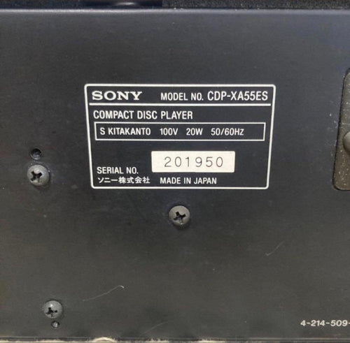Sony Other Cd Cdp-Xa55Es