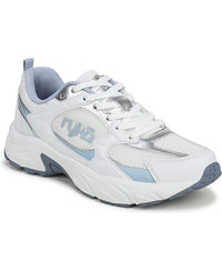 Sneakers Ryka Womens Generation Laceup Whiteblue Leathermesh