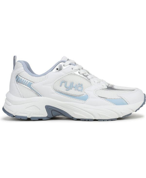 Sneakers Ryka Womens Generation Laceup Whiteblue Leathermesh