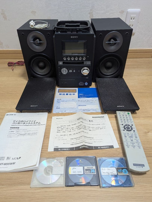 Sony Cd Md Cassette Deck Cmt-M35Wm