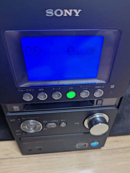 Sony Cd Md Cassette Deck Cmt-M35Wm