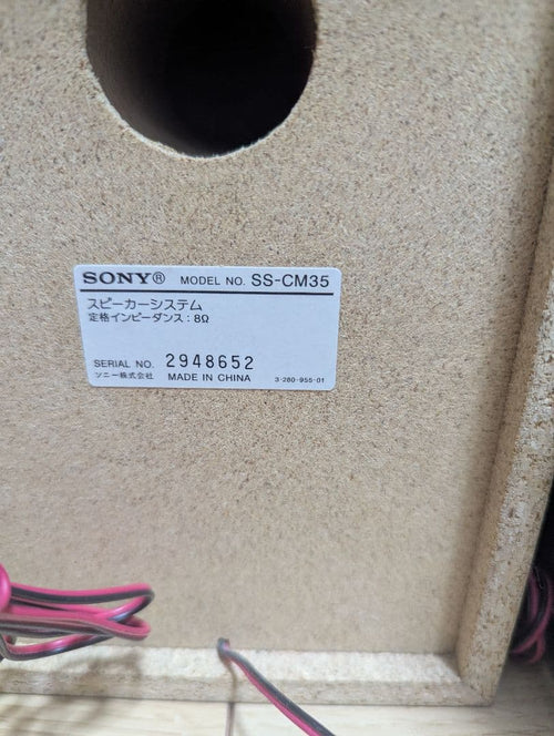 Sony Cd Md Cassette Deck Cmt-M35Wm