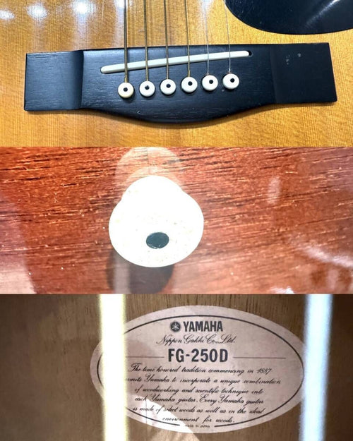 Yamaha Acoustic Guitar Fc Fd-250D H7 10 64