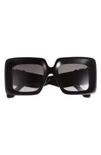 Loewe Sunglasses Anagram Square Sunglasseshiny Black Gradient Smoke