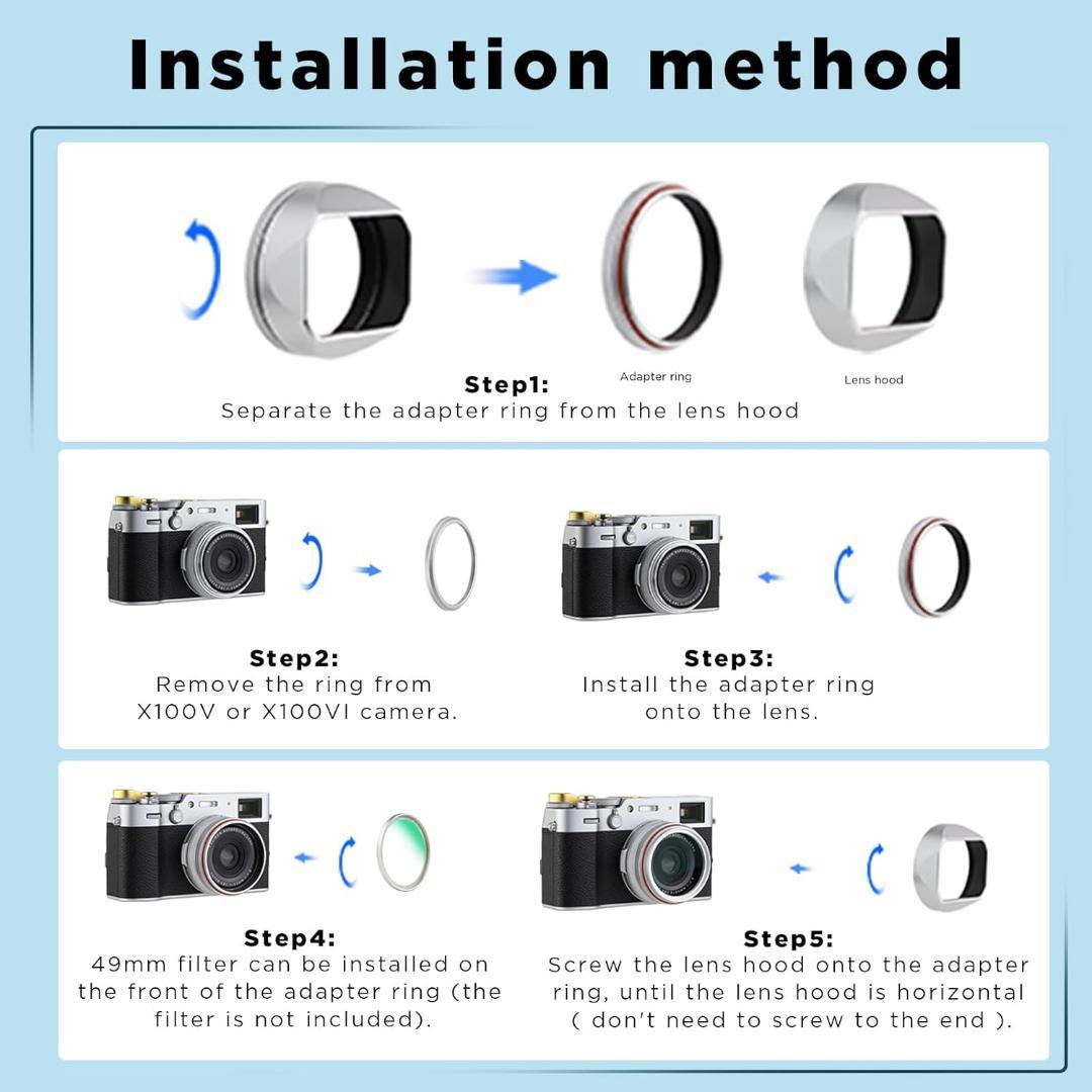 Lens Hoods Haoge Finepix