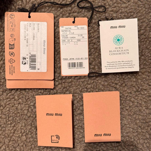 Miu Fleece Jackets Sherpa Miumiu 38
