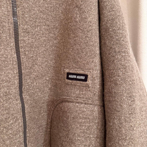 Miu Fleece Jackets Sherpa Miumiu 38