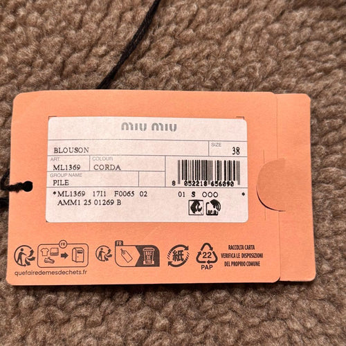 Miu Fleece Jackets Sherpa Miumiu 38