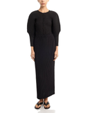 Others Pleats Please Issey Miyake Pleated Maxi Skirt Black